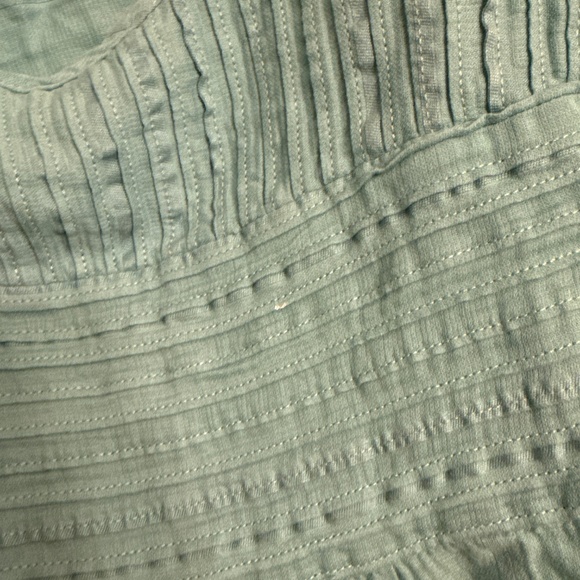 Prana turquoise blouse women’s size large - Picture 3 of 5